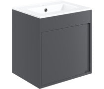 Lucas 510mm Wall Hung Unit Inc. Basin -