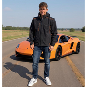 McLaren Water Repellent Stretch Softshell Jacket / Gilet - Official Workwear Black / Orange / Large - Apparel & Accessories > Clothing > Outerwear > Coats & Jackets > Windbreakers SALE JACKETS