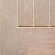 Mexicano Oak Panel Unfinished Internal Door 1981 x 762mm - Doors