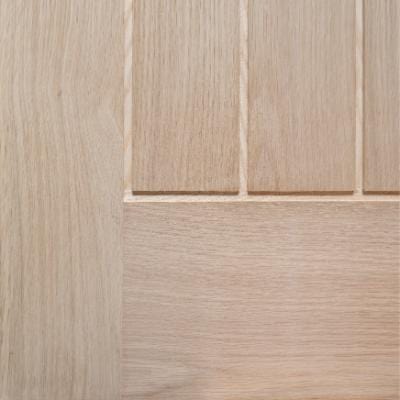 Mexicano Oak Panel Unfinished Internal Door 1981 x 762mm - Doors