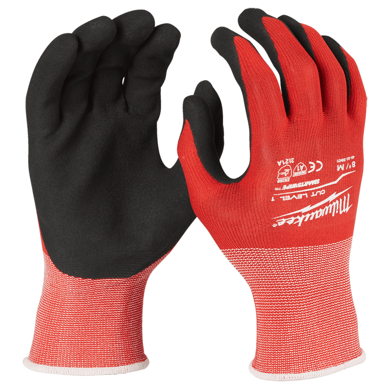 Milwaukee Cut Level 1 / A Smart Swipe Gloves - CUT GLOVES