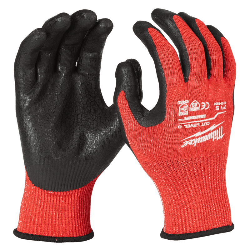 Milwaukee Cut Level 3/C Gloves Smart Phone Touch - CUT GLOVES