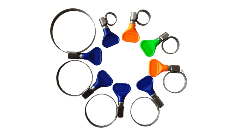 A2 Grip Hose Clip 20mm-35mm - Adjustable 304 Stainless Steel Duct Clamps Hose Pipe Clamps Air Ducting Clamp Worm Drive Hose Clamps - Home & Garden > Lawn & Garden > Watering & Irrigation > Garden Hose Fittings & Valves Tech Hose & Fittings