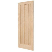 Modern 3 Panel Oak Unfinished Internal Door - All Sizes - Doors