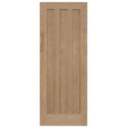 Modern 3 Panel Oak Unfinished Internal Door - All Sizes - Doors