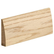 Oak Modern Profile Skirting Set Pre-Finished - 3000 x 120 x 18mm (Pack of 5) -