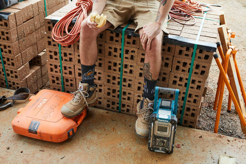 Mongrel 461 Side Zip Safety Boots W/Scuff Cap - STONE