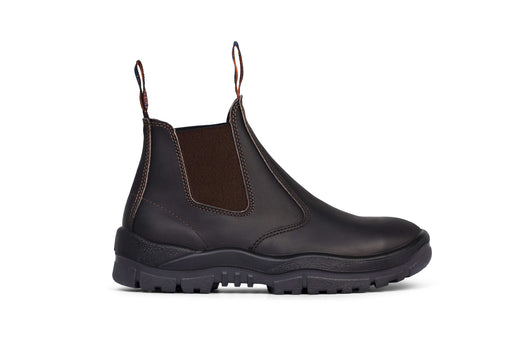 Mongrel 940030 Elastic Side Premium Boot Brown - Non Safety