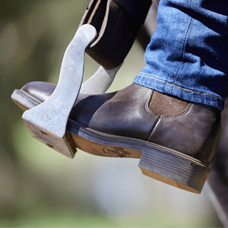 Mongrel Premium Leather Riding Boots - Brown - Sporting Goods > Outdoor Recreation > Equestrian > Riding Apparel & Accessories Riding Boots