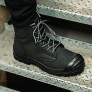 Munka Taurus Side Zip Work Boots - BLACK - Business & Industrial > Work Safety Protective Gear Mens Safety Boots