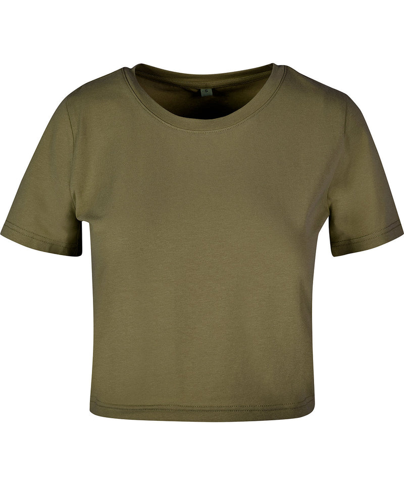 Organic Stretch Cropped T-shirt: Womens