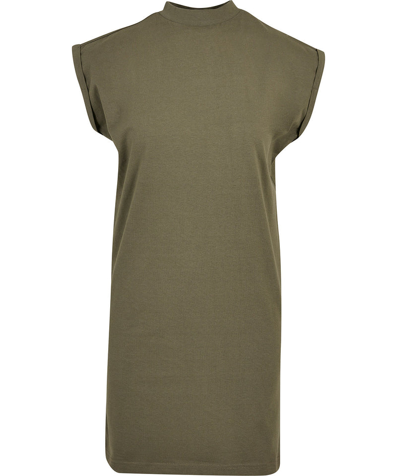 Organic Extended Shoulder T-shirt Dress: Womens