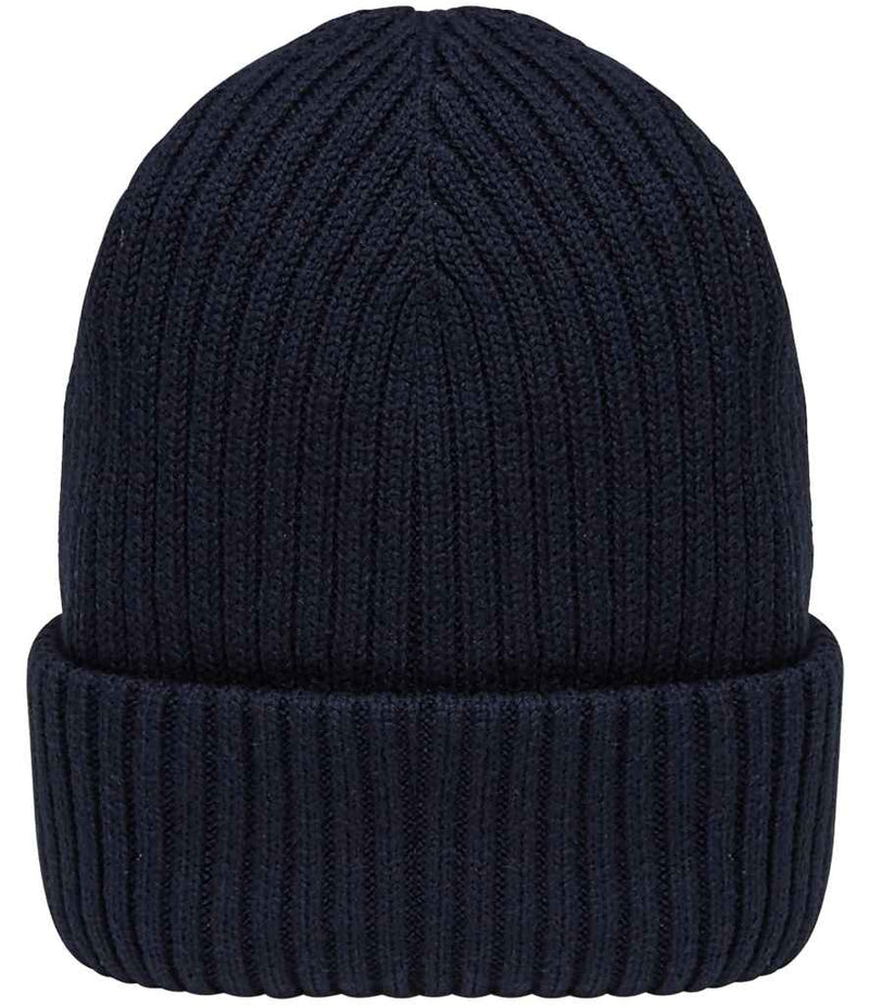 Organic Cotton Wide Cuff Unisex Work Beanie Black Ivory Khaki Navy - Sustainable Workwear Range