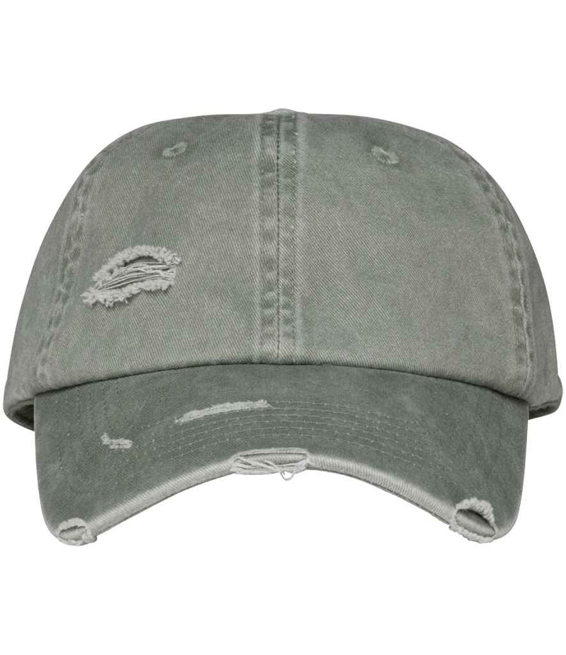 Organic Cotton Washed Destroyed Unisex Work Cap - Sustainable Workwear Range