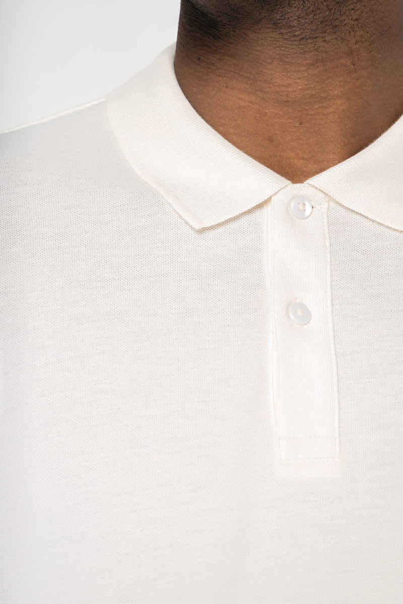Organic Drop Shoulder Polo Shirt: Mens
