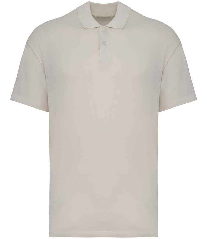 Organic Drop Shoulder Polo Shirt: Mens