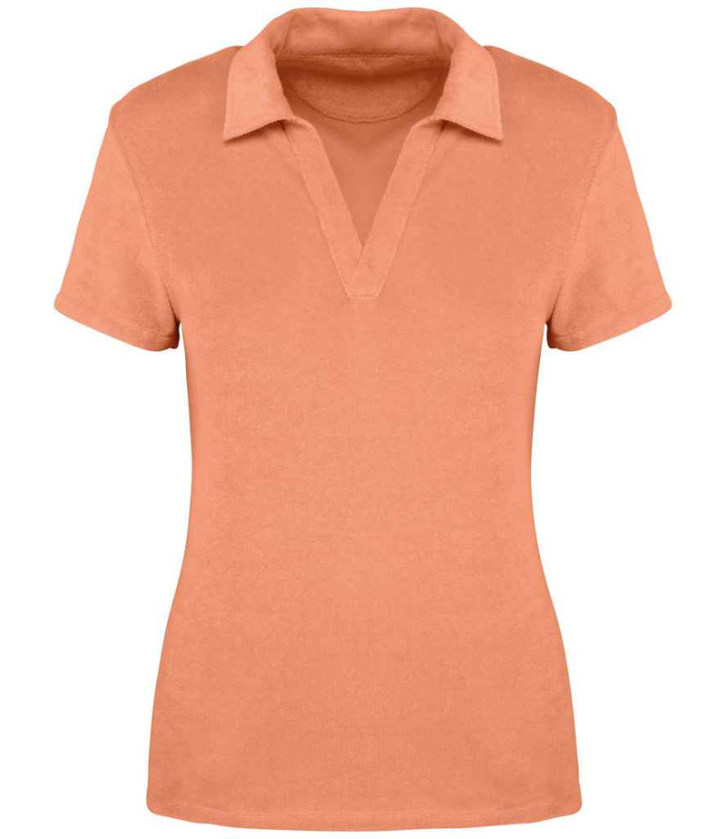 Organic Towel-feel Polo Shirt: Womens