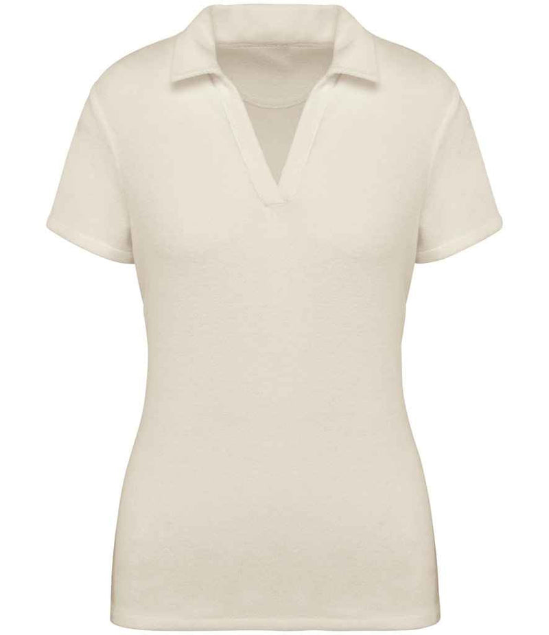 Organic Towel-feel Polo Shirt: Womens