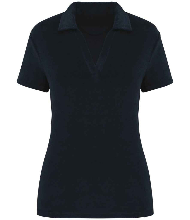 Organic Towel-feel Polo Shirt: Womens