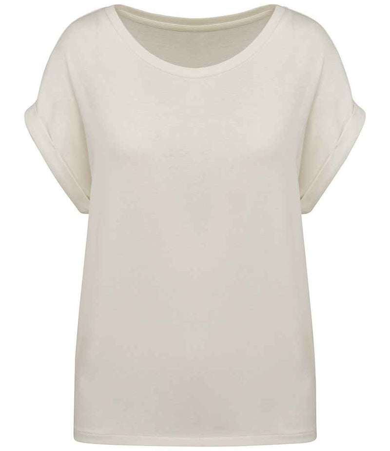Organic Loose Fit Roll Sleeve T-shirt: Womens
