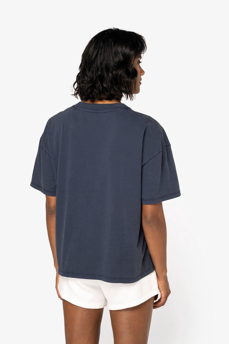 Organic Cotton Womens Oversize Washed Work T-shirt - Sustainable Workwear Range