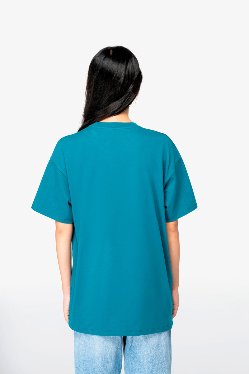 Organic Cotton Dropped Shoulder T-shirt: Unisex