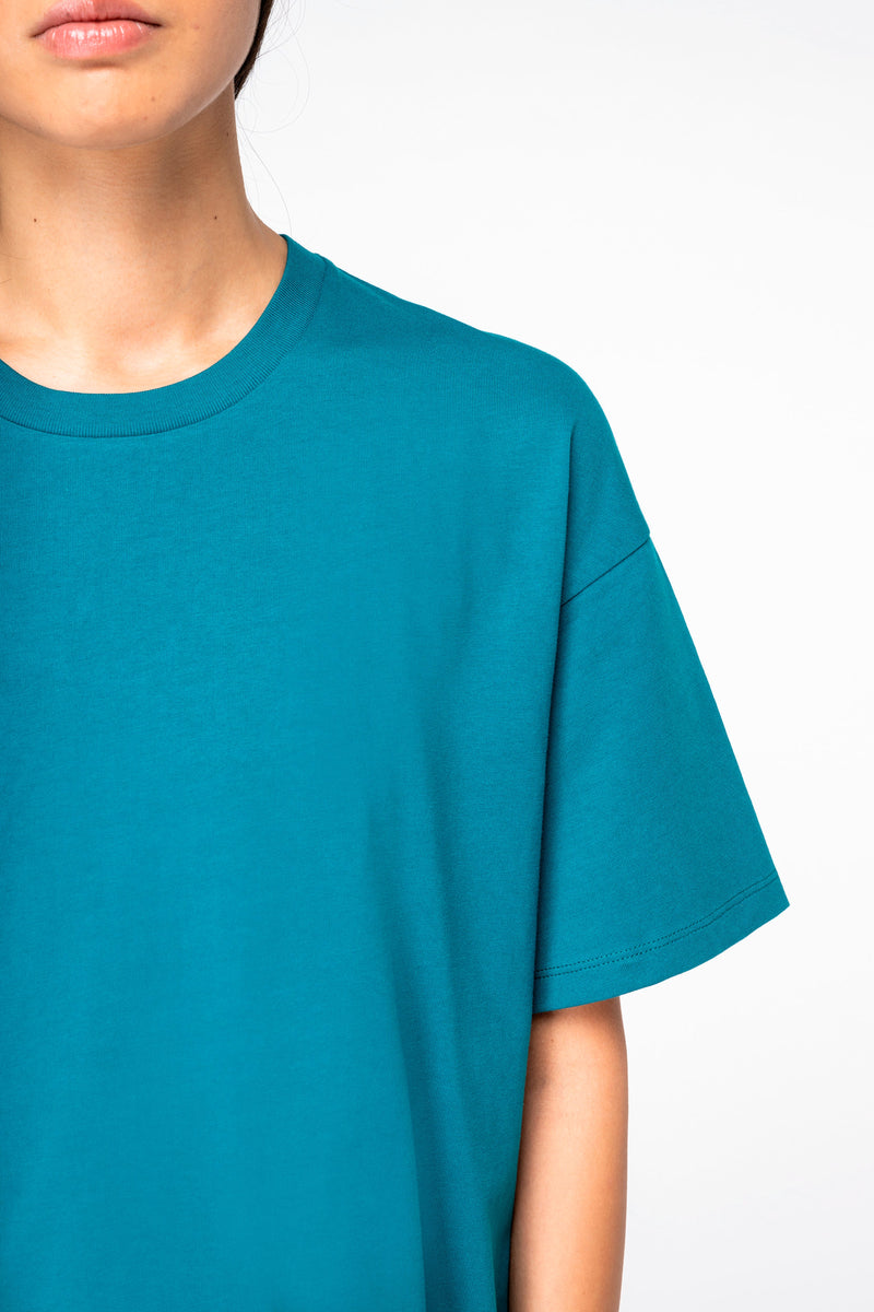 Organic Cotton Dropped Shoulder T-shirt: Unisex