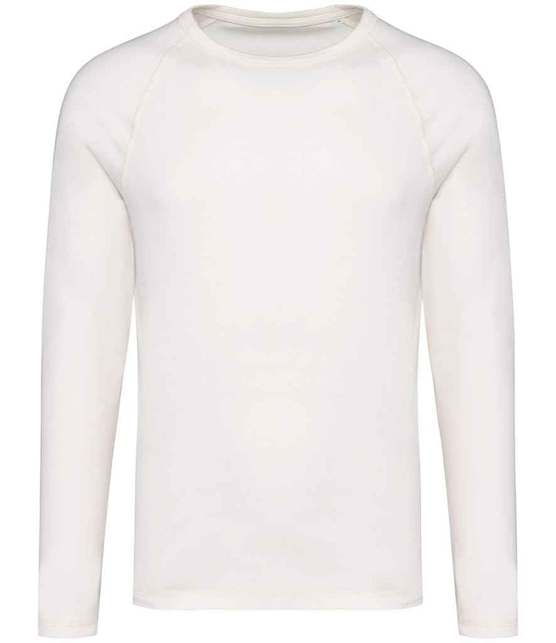 Organic Raglan Long Sleeve Washed T-Shirt