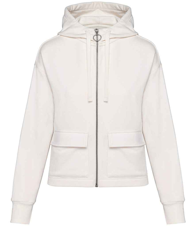 Organic Full Zip Hooded Sweatshirt: Womens