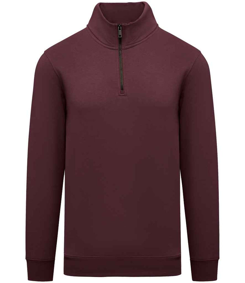 Organic Quarter Zip Sweatshirt: Mens