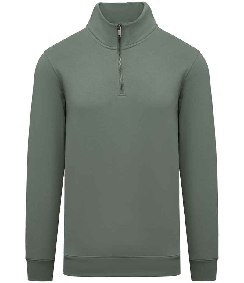 Organic Quarter Zip Sweatshirt: Mens
