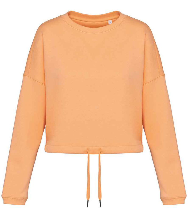 Organic Oversized Cropped Sweatshirt: Womens