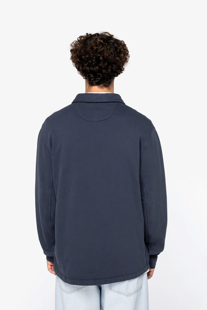 Organic Faded Overshirt: Mens