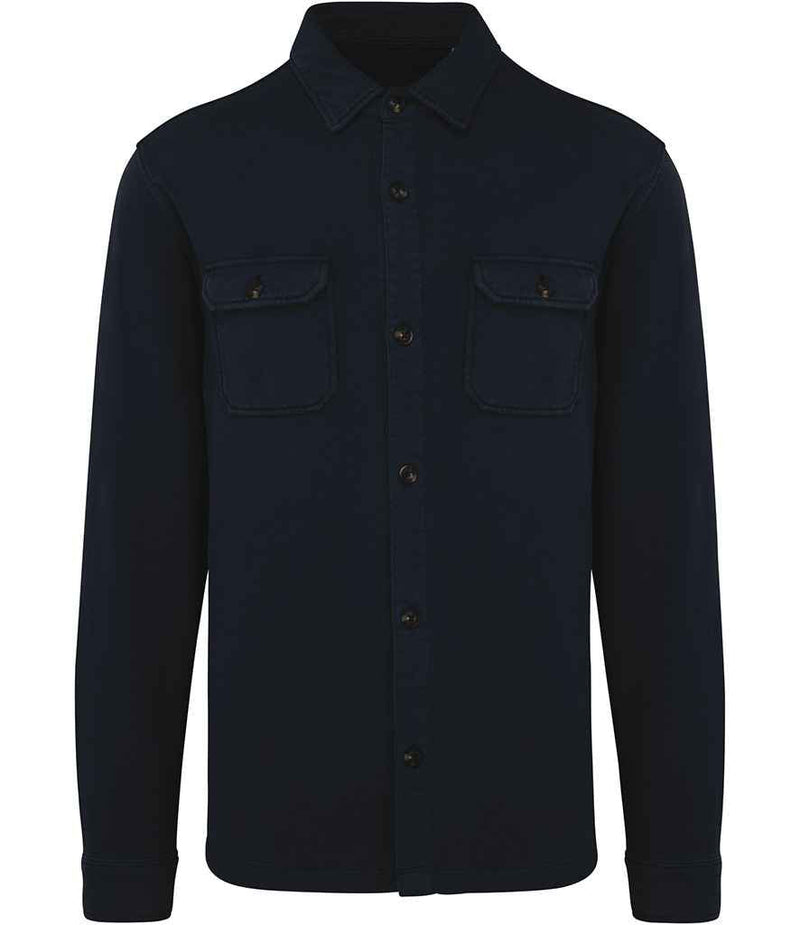 Organic Faded Overshirt: Mens