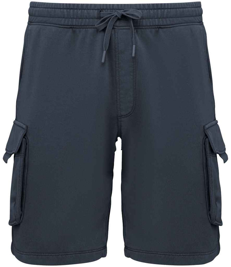 Organic Washed Effect Cargo Shorts