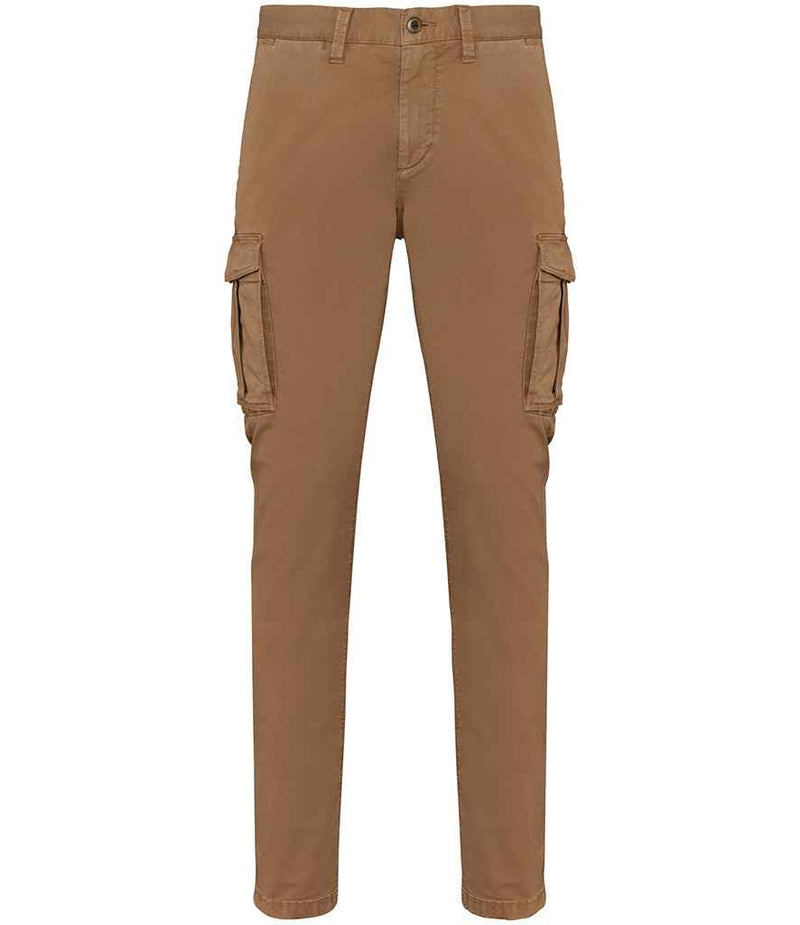 Organic Washed Cargo Trousers: Mens