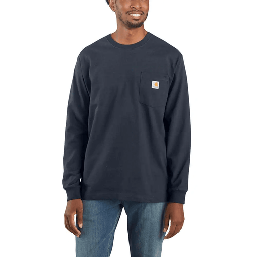 Carhartt K126 Loose Fit Heavyweight Long Sleeve Pocket T-Shirt - Apparel & Accessories > Clothing > Clothing Tops > T-Shirts T-SHIRTS