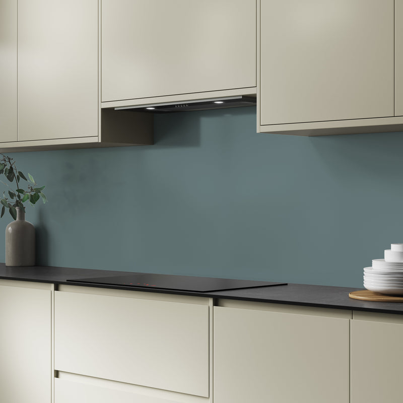Bushboard Alloy Neptune Blue Aluminium Feature Kitchen Splashback
