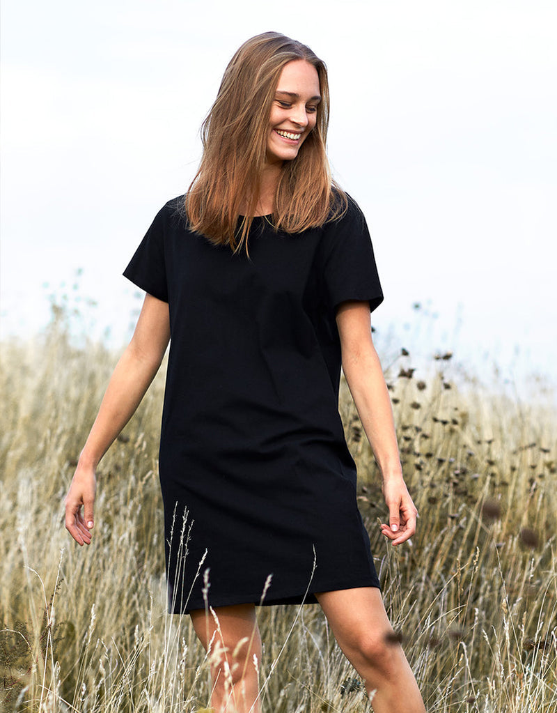 Fairtrade Organic Long Length T-shirt: Womens