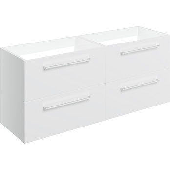 Nico 1180mm Wall Hung 2 Drawer Basin Unit Run (No Top) -