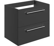Nico 590mm Wall Hung 2 Drawer Basin Unit (No Top) -
