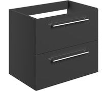 Nico 590mm Wall Hung 2 Drawer Basin Unit (No Top) -