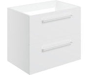 Nico 590mm Wall Hung 2 Drawer Basin Unit (No Top) -