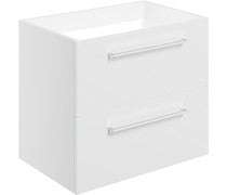 Nico 590mm Wall Hung 2 Drawer Basin Unit (No Top) -