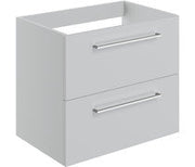 Nico 590mm Wall Hung 2 Drawer Basin Unit (No Top) -
