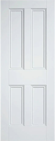 Nostalgia White Primed 4 Panel Interior Door - 1981mm x 838mm - Hardware > Building Materials > Doors > Home Doors Doors