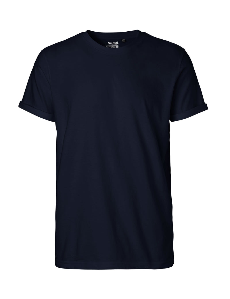 Fairtrade Organic Rolled Sleeve T-shirt: Mens