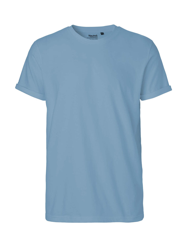 Fairtrade Organic Rolled Sleeve T-shirt: Mens