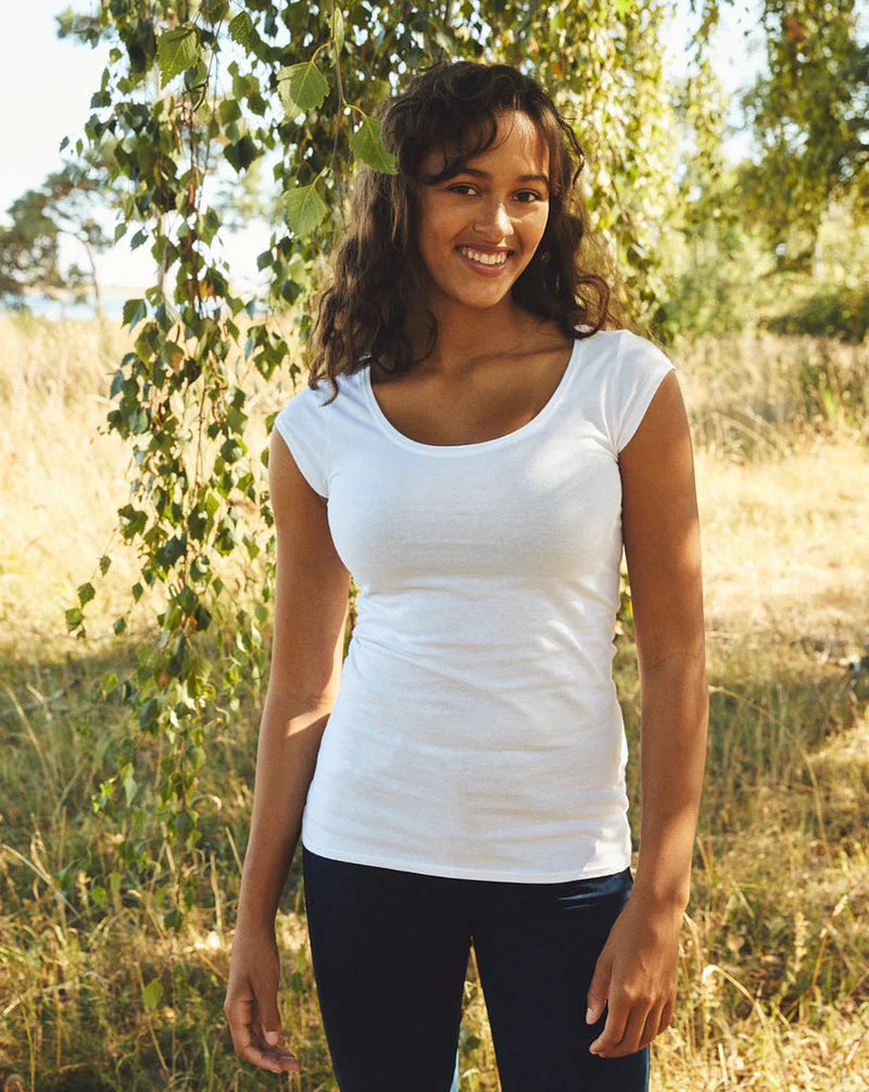 Fairtrade Organic Roundneck T-shirt: Womens
