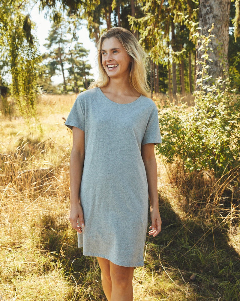 Fairtrade Organic Long Length T-shirt: Womens
